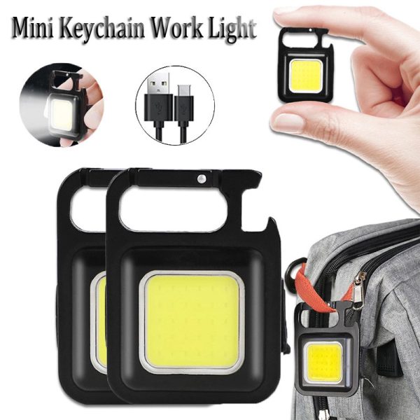 Cob-Rechargeable-Keychain-Light